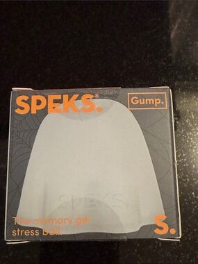 NIB 100% Auth SPEKS Gump Ghost Memory Gel Stress Ball - Ghost